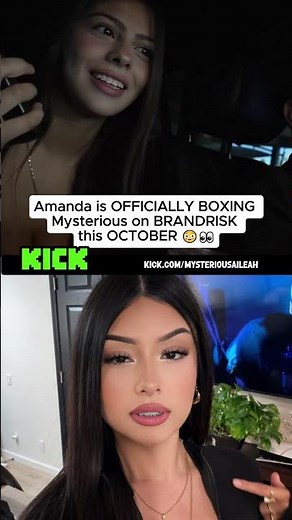Amanda is OFFICIALLY BOXING Mysterious on BRANDRISK this OCTOBER 😳👀
