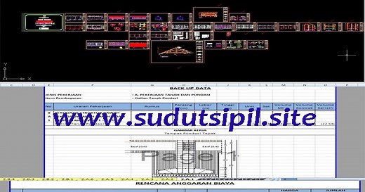 Download Master File Hitung RAB Lengkap (Gambar   RAB   Back Up Volume)   Tutorial