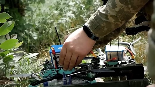Tiny kamikaze drone destroys Russia’s largest mortar on camera