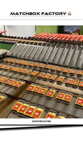 How Matchboxes Are Actually Made! 😲🔥