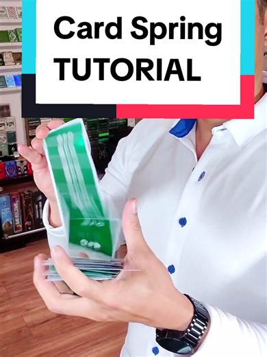 How to spring cards like a pro! #tutorial #tutorials #cardtrick #cardtricks #magic