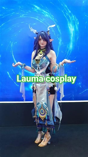 lauma cosplay in comic con #lauma #genshinimpact #菈乌玛 #原神 #shortsfeed