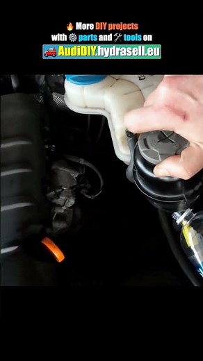 Easy DIY Audi A6 Power Steering Fluid Change #Audi #A6 #PowerSteering #C6
