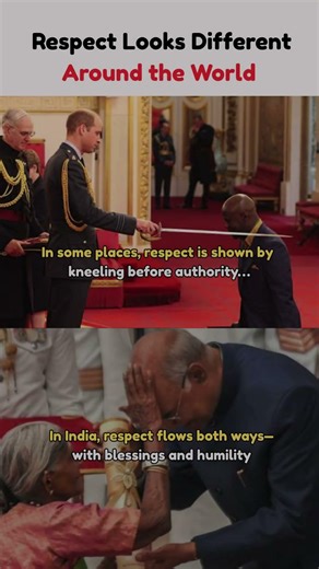 Respect Looks Different Around the World 🌍 #shorts #culture #respect #viral #trending