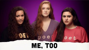 56K views · 142 reactions | Week 39: "Me, too." Featuring Erika Hope Duran, Claire Oldham, & Mya Rigoli. #MeToo | Get Lit - Words Ignite | Facebook