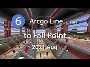 Minecraft Metro Full-length Ride | Nazca Railway: Line 6 (Phase 9) to Fall Point