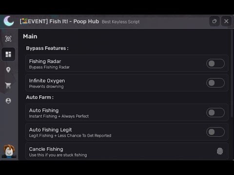 Poop Hub script for Fish it | Auto Fishing