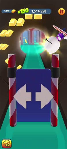 Talking Tom Gold Run Gameplay Gymnast Angela -3 #shorts #gaming #talkingtomgoldrun