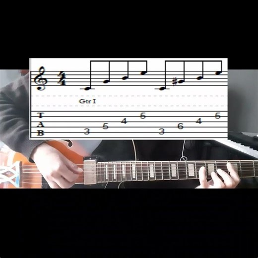 Chord Morphings: Cmaj7 to E/C Lick (with tabs) - DP's Guitar Encyclopedia #guitarlessons #chords