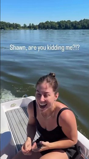 our 4 year old learning how to water ski?! #shorts