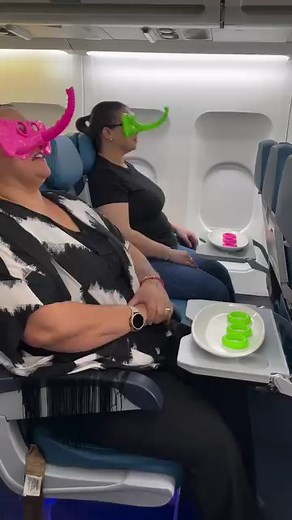 Airplane Elephant Trunk Mask Challenge During Pre-Boarding For Upgrades And Cash 🎬 This video was produced by Network Media and Doug and Friends | I Win Again - Games