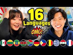 I Suddenly Spoke 16 Languages… Their Reactions Were Too Cute!