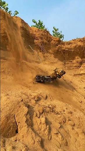WOW! RC Wheel Loader CAUGHT in Landslide Accident During WORK!