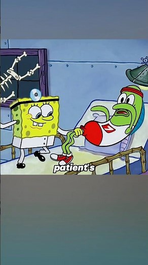 SpongeBob becomes a divine doctor and treats patients.#anime #cartoon