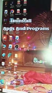How to Uninstall apps and programs and software in computer and leptop #securitybug #Tatasierra
