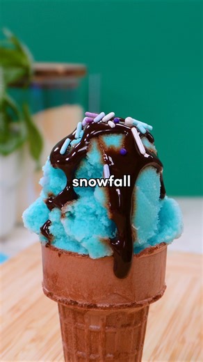 You can make ICE CREAM with SNOW?