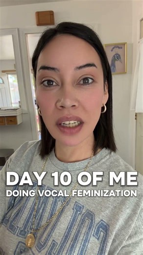 Vocal feminization speech therapy. Day 10 #transgender #lgbt