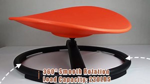 Zhenx Spinning Chair for Autistic Kids (Ages 3-18) - 220LBS Capacity Sensory Swivel Seat - Sensory Toy for Teens with ADHD/Autism - Sit and Spin Calming Gift to Improve Focus & Body Balance (Red)