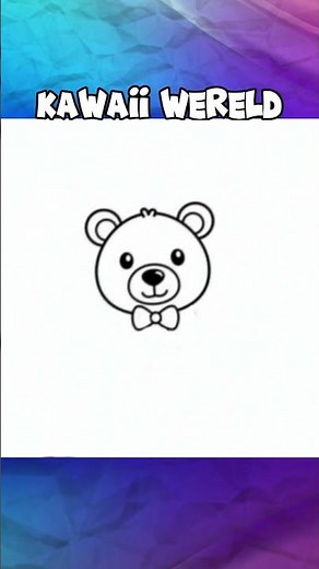 HOW TO DRAW A CUTE KAWAII TEDDYBEAR? DRAWING FOR BEGINNERS