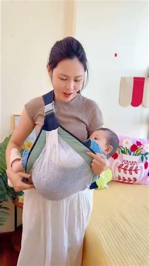 Ergonomic Baby Carrier Sling for Newborn Comfort 👶✨ Hands-Free Parenting Made Easy 💖