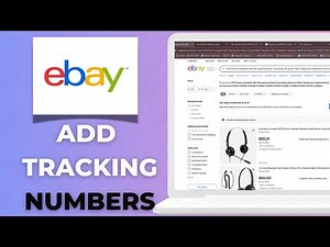 How to Add Tracking Number to eBay Shipped Item