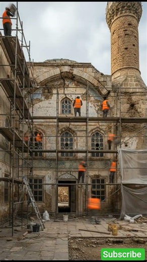 From an ancient mosque-a modern mosque #aigenerated #ai #youtubeshorts