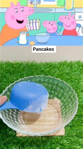 Peppa pig pancake 🥞 recipe, #shorts #shortsfeed #food #pancake