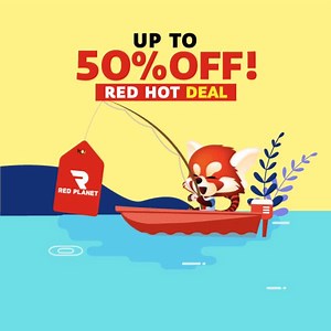 51K views | Reel in up to 50% off with our Red Hot Deals this month!   BOOK NOW: https://redplanet.link/3U5JyoQZJK | Red Planet Hotels | Facebook