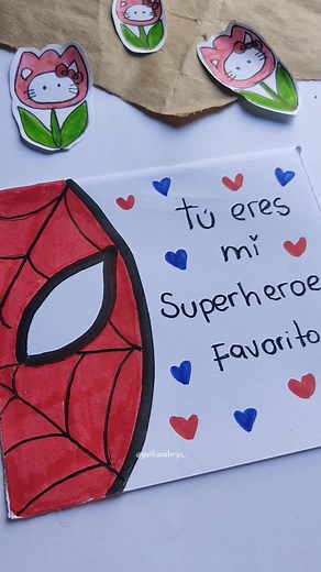 Carta de Spiderman para tu Novio: Manualidades y Detalles de Amor