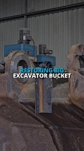 Cutting Edge Engineering on Instagram: "Throwback to restoring this BIG excavator bucket! 🚧⚡️ We put the WS2 Plus line boring system to work, cleaning up the worn-out thrust faces and bringing this beast back to spec. Precision, patience, and plenty of machining magic went into this one! 👌 Who remembers this job? Let us know below! ⬇️ #LineBoring #Machining #HeavyEquipment #WorkshopLife"