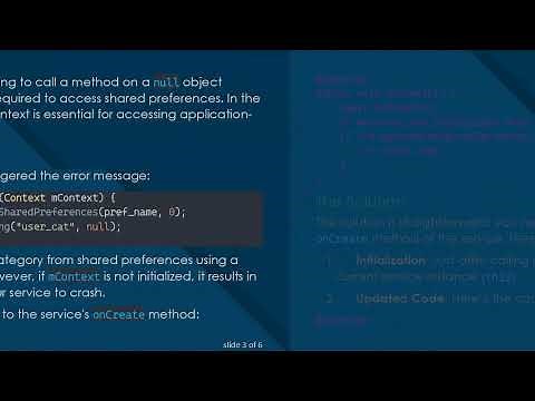 Fixing the NullPointerException Issue in Your Android Service with Proper Context Initialization