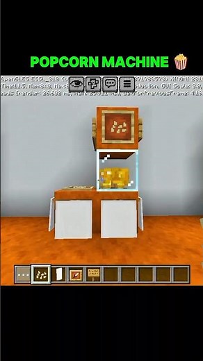 I Built a Popcorn Machine in Minecraft 🍿