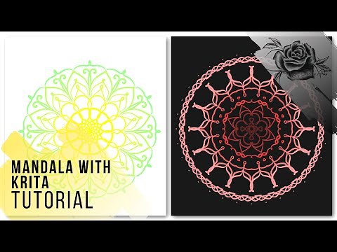 Tutorial - drawing Mandala with Krita