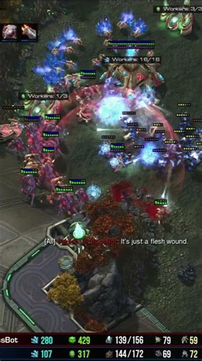 watch the ai micro lol #starcraft2 #gaming