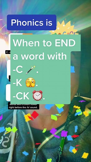 When to End a Word with C, K, or CK | Phonics, Suffix, Structured Literacy