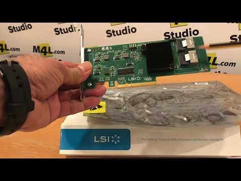 Unboxing LSI SATA + SAS 9211-8i PCIe Host Bus Adapter with RAID Controller