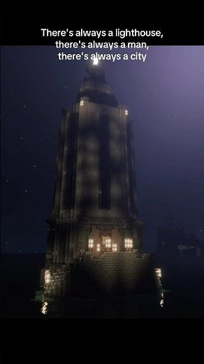 My bioshock lighthouse in Minecraft #minecraft #fypシ #bioshock #minecraftbuilding