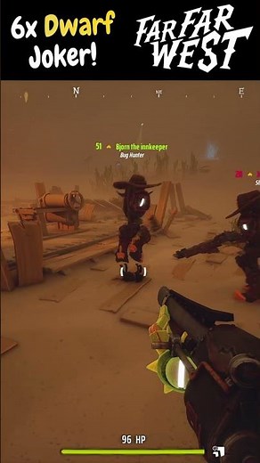 How Small Can 6 Dwarf Jokers make you in Far Far West?