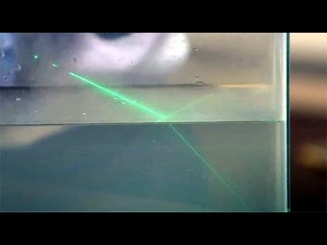 PHYS 201 | Light on Glass 4 - Laws of Reflection and Refraction (DEMO)