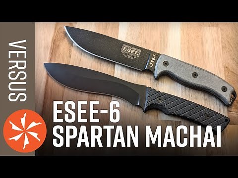 Fixed Blade Fight: ESEE-6 vs Spartan Machai | KnifeCenter Reviews