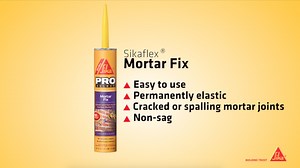 Watch Sikaflex Mortar Fix Instruction Video on Amazon Live