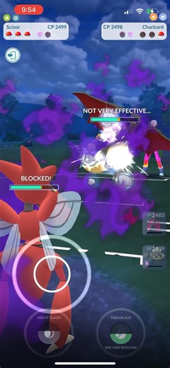 The shadow bug squashes shiny Charizard