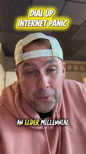 Dial up internet panic #millennial #nostalgia