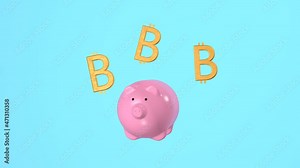 3d animation, accumulation, alpha, animation, background, bank, banking, budget, business, cartoon, cash, coin, collect, concept, currency, deposit, dollar, earn, earnings, economy, finance, financial