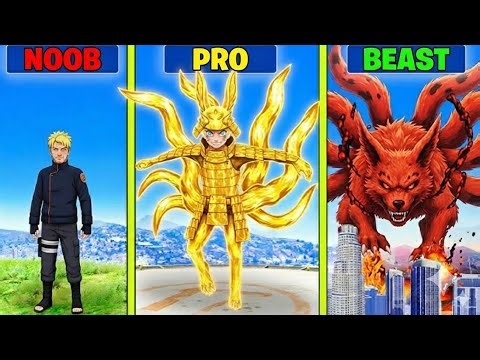 NOOB থেকে BEAST -তে UPGRADE করলাম NARUTO কে- SASUKE কে হারানোর জন্য! GTA 5