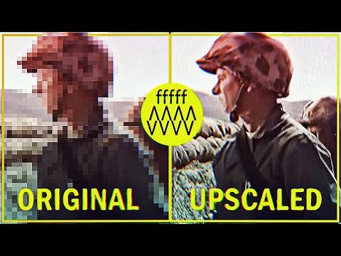 Old Film Footage Upscaling using AI