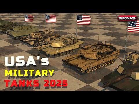 Top 10 Most Powerful U.S. Army Tanks in 2025 | Full Military Comparison