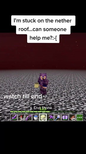 Stuck on the Nether Roof: How to Get Back | Minecraft Tips