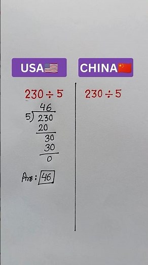 Different Approaches of Division #maths #mathstricks #division