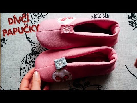 DIY Girls' Fabric Slippers with Piping Appliqué | Step-by-Step Sewing Tutorial🧵
